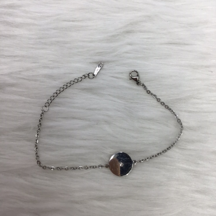 Round Diamond Bracelet Stainless Steel Bracelet Gallman 042 Europe And The United States Fashion Simple And Generous