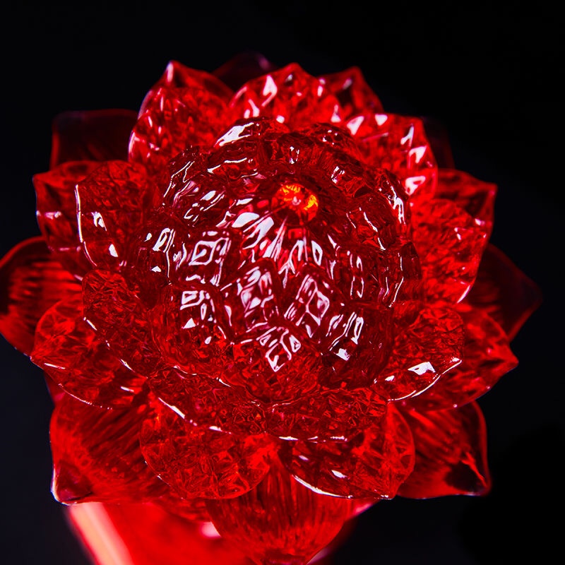 Lámpara de ofrenda frente a buda lámpara de dios de la riqueza LED wangcai luz auspiciosa para el hogar lámpara de ofrenda 10 wangcai lámpara de loto undefined