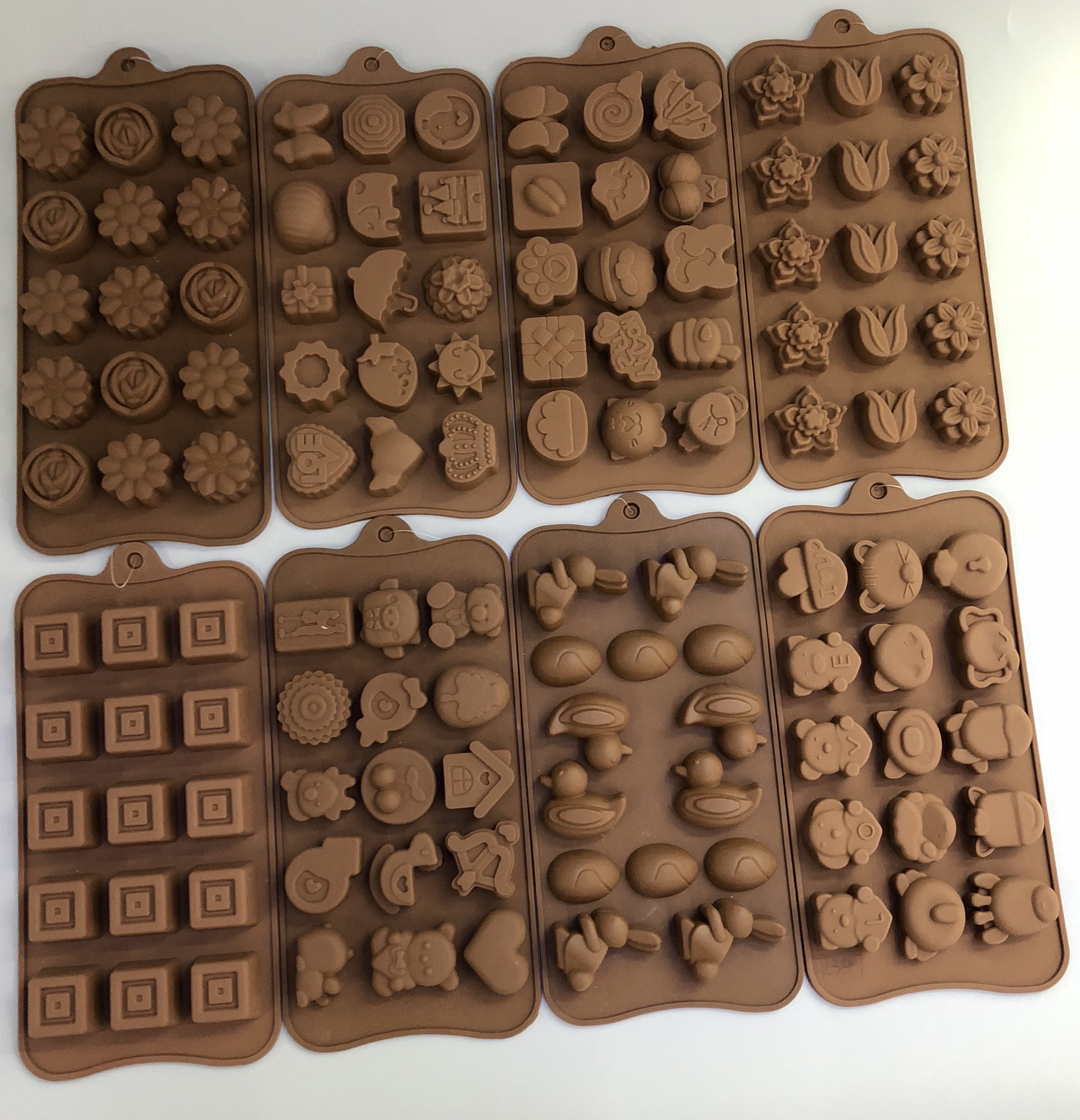 Silicone chocolate cake molds (cookie rings) Specification drawing