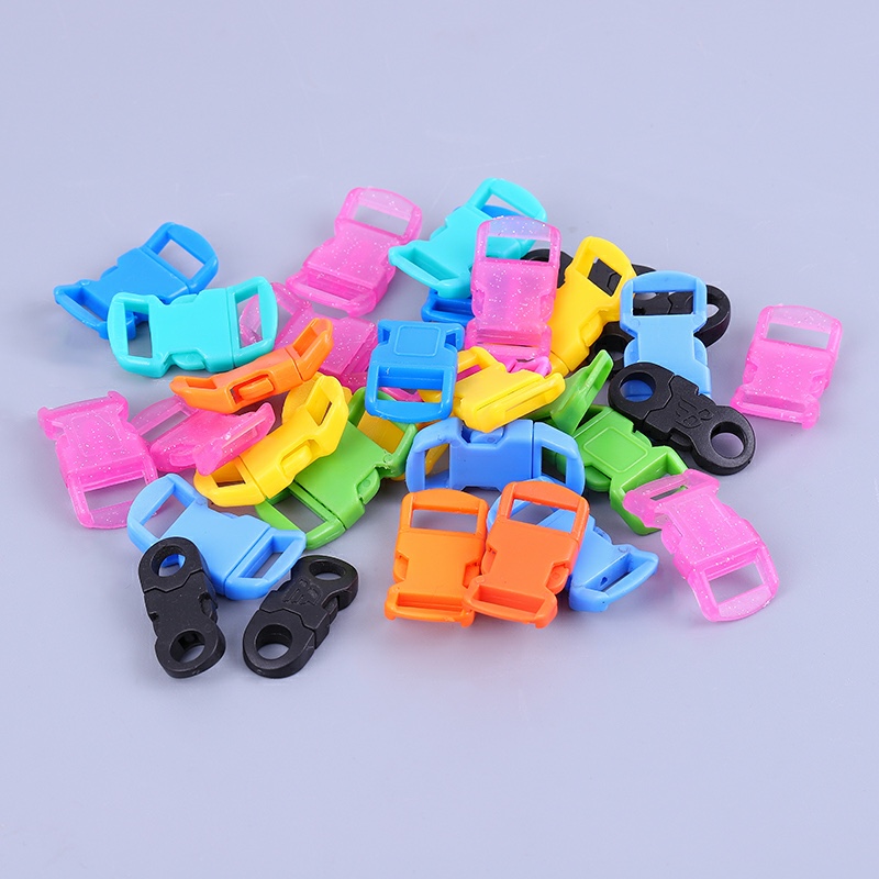 Small curved insert of colored plastic