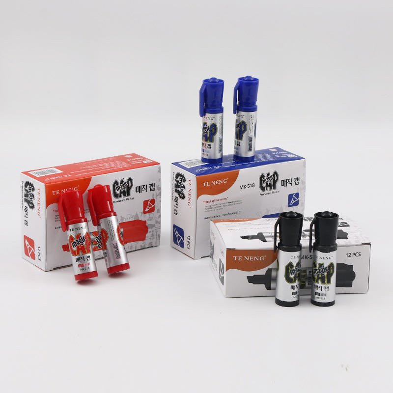 Wholesale mini oil marker pen red blue black logistics express package special pen marker marker pen thumbnail