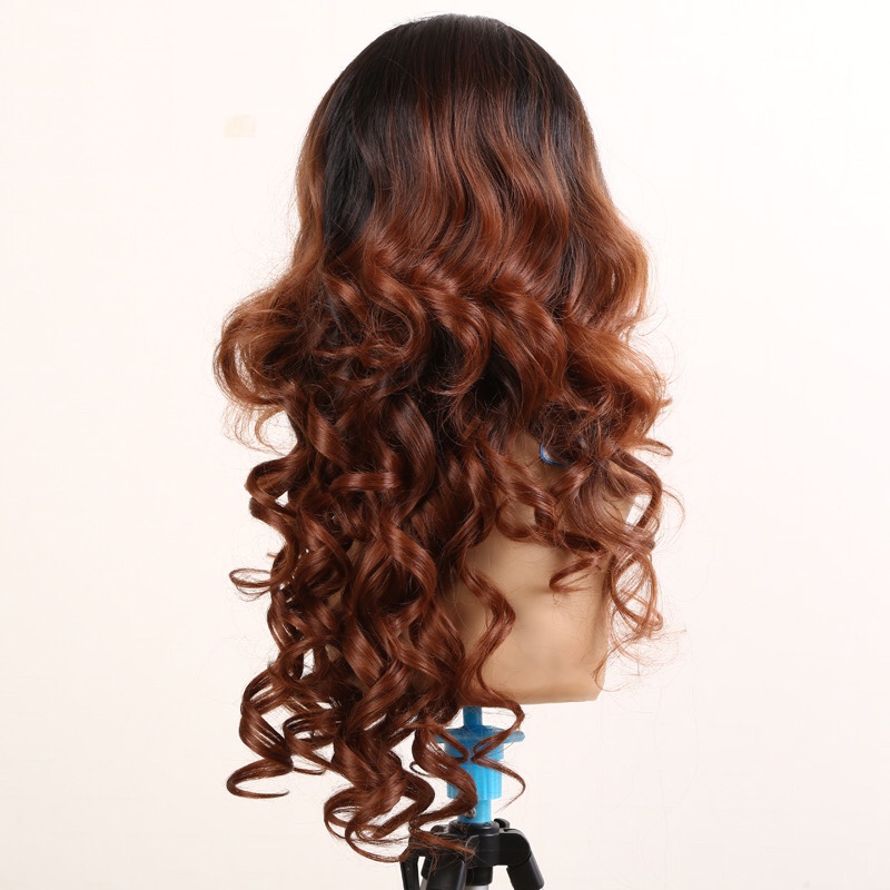 Black-brown wig details Picture