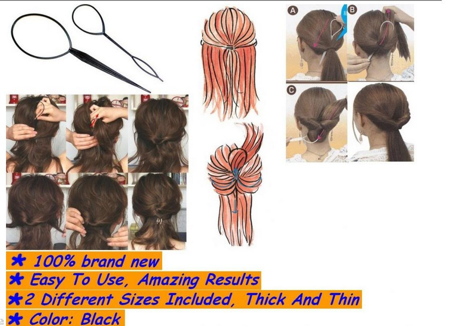 A 2-piece set of hair-pulling needles, hair straighteners, hair styling tools and magic hair dressers undefined
