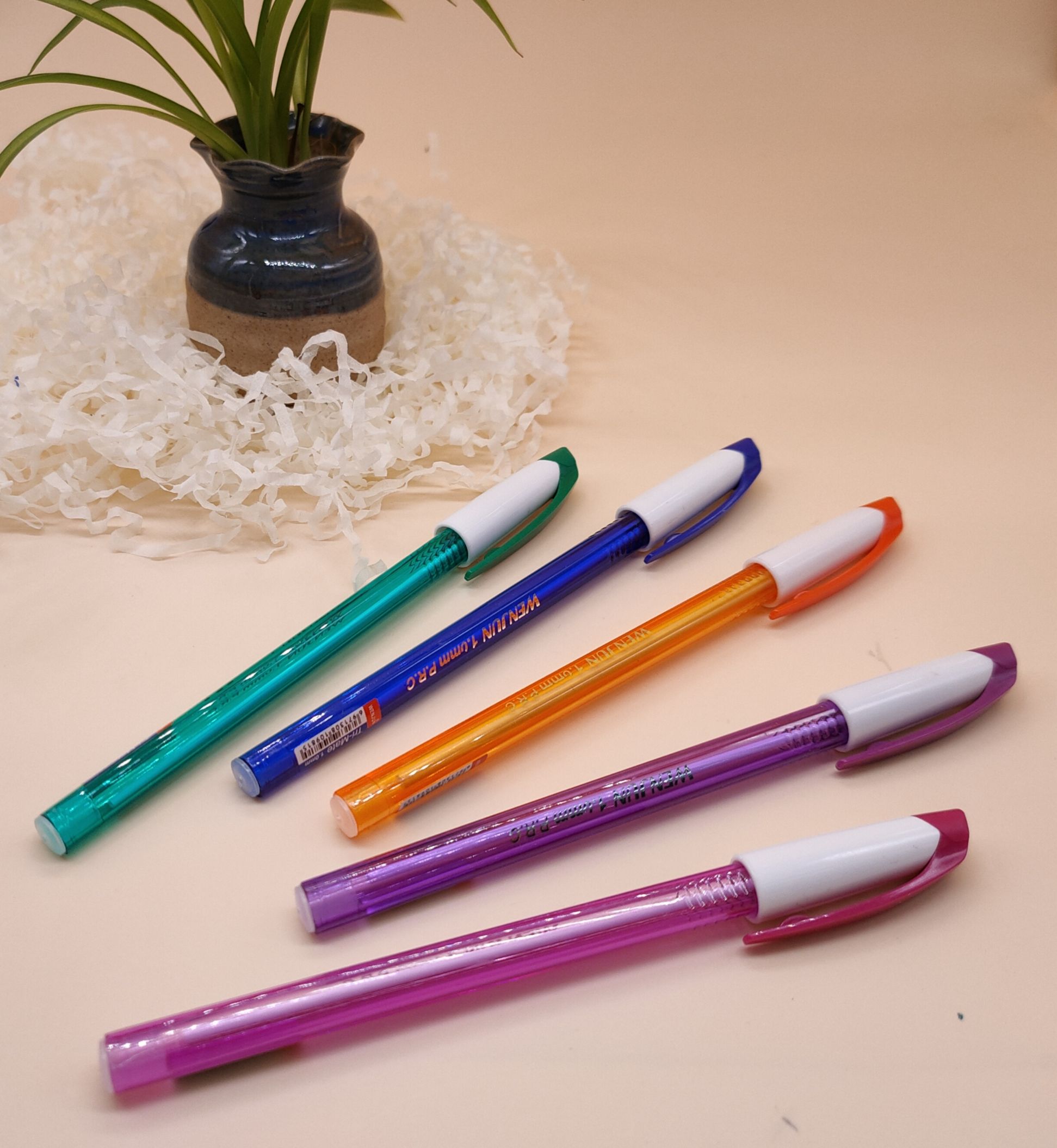 Small fresh ink pen for students special atomic pen 0.5mm bullet head Application Scenario