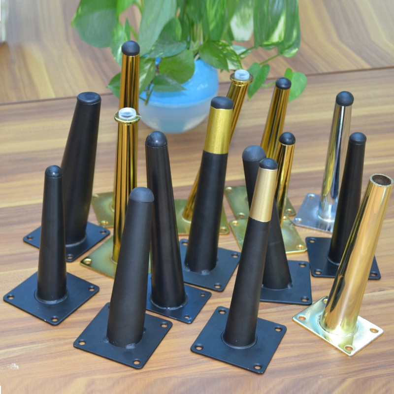 Factory direct sales of European-style hardware feet, metal electroplated inclined feet, sofa feet, cabinet feet, sofa legs, conical pipe feet undefined