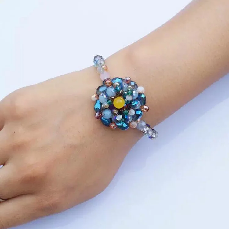 The crystal bracelet is on 098