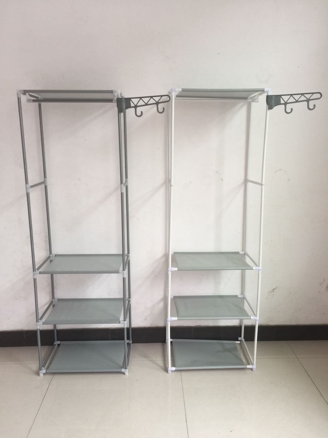 厂家直销多功能加厚加固型无套衣帽架 浴室简易收纳衣架 组合衣帽架产品图