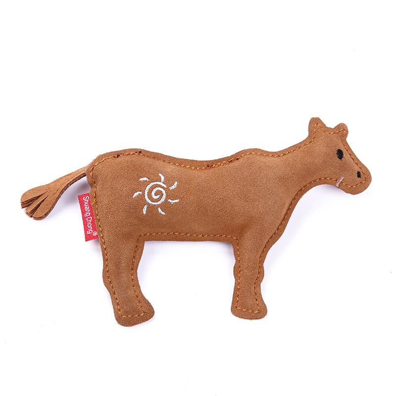 Pure cowhide toy water buffalo for dogs that are resistant to biting details Picture