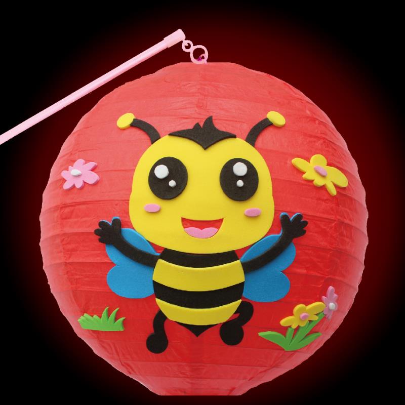 中秋卡通灯笼装饰幼儿园手工作业DIY详情图7