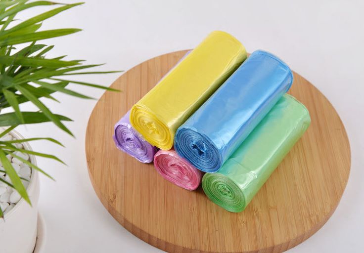 垃圾袋家用手提点断式加厚黑色彩色一次性背心抽绳式分类大号批发详情图2