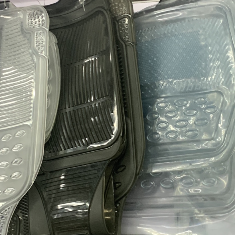 Environmentally friendly PVC plastic floor MATS for cars, universal waterproof transparent floor MATS for sedans, plastic rubber latex
