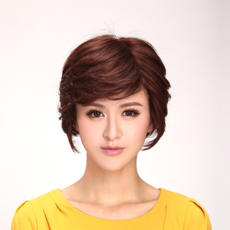 Mid-to-high-end chemical fiber curly hair details Picture