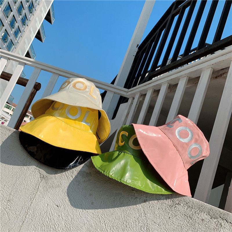四季小可爱COOL英文字母百搭彩色户外出游遮阳盆帽详情图1