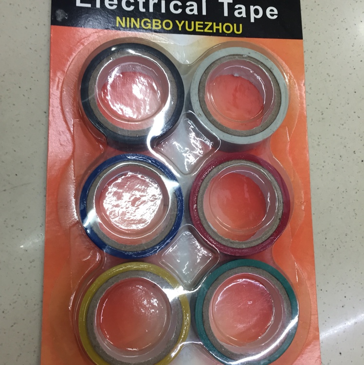 Card suction color electrical tape thumbnail