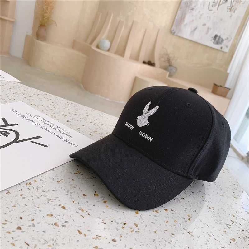 高端兔八哥点钻棒球帽情侣韩版潮时尚百搭街头可调节防晒鸭舌帽详情图6