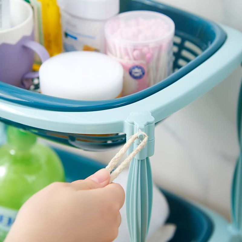 Kitchen storage racks, four-layer vegetable baskets, vegetable collection baskets, floor-standing multi-layer household racks, thick fruit storage and storage wholesale Specification drawing