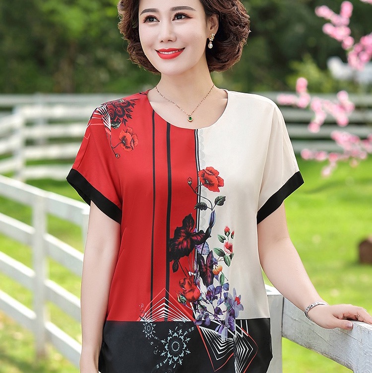 granny suit old lady cotton silk old lady summer dress old man's clothes with pockets two-piece suit thumbnail