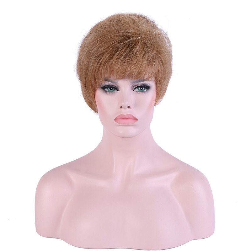 Realistic bobo hairsets for facial contouring