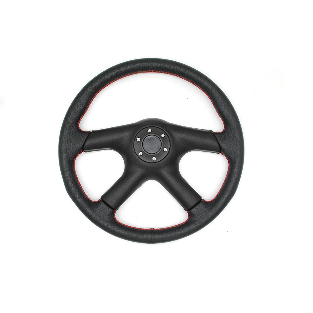 Factory direct sales of the new lychee pattern imitation racing car universal model ultra-cool and fashionable PVC modified steering controller