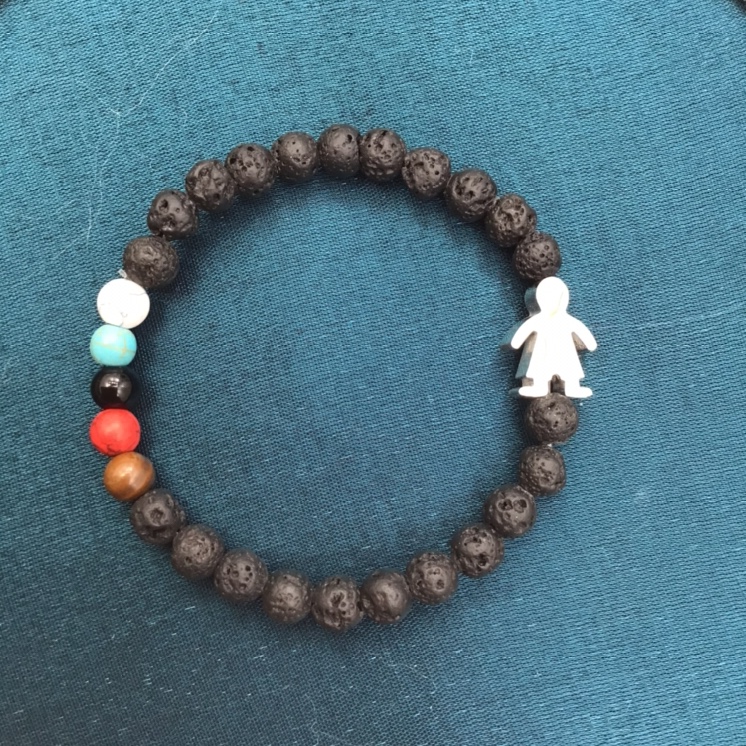 Natural Stone With Stainless Steel Bracelet Mix Galman 028 European And American Style