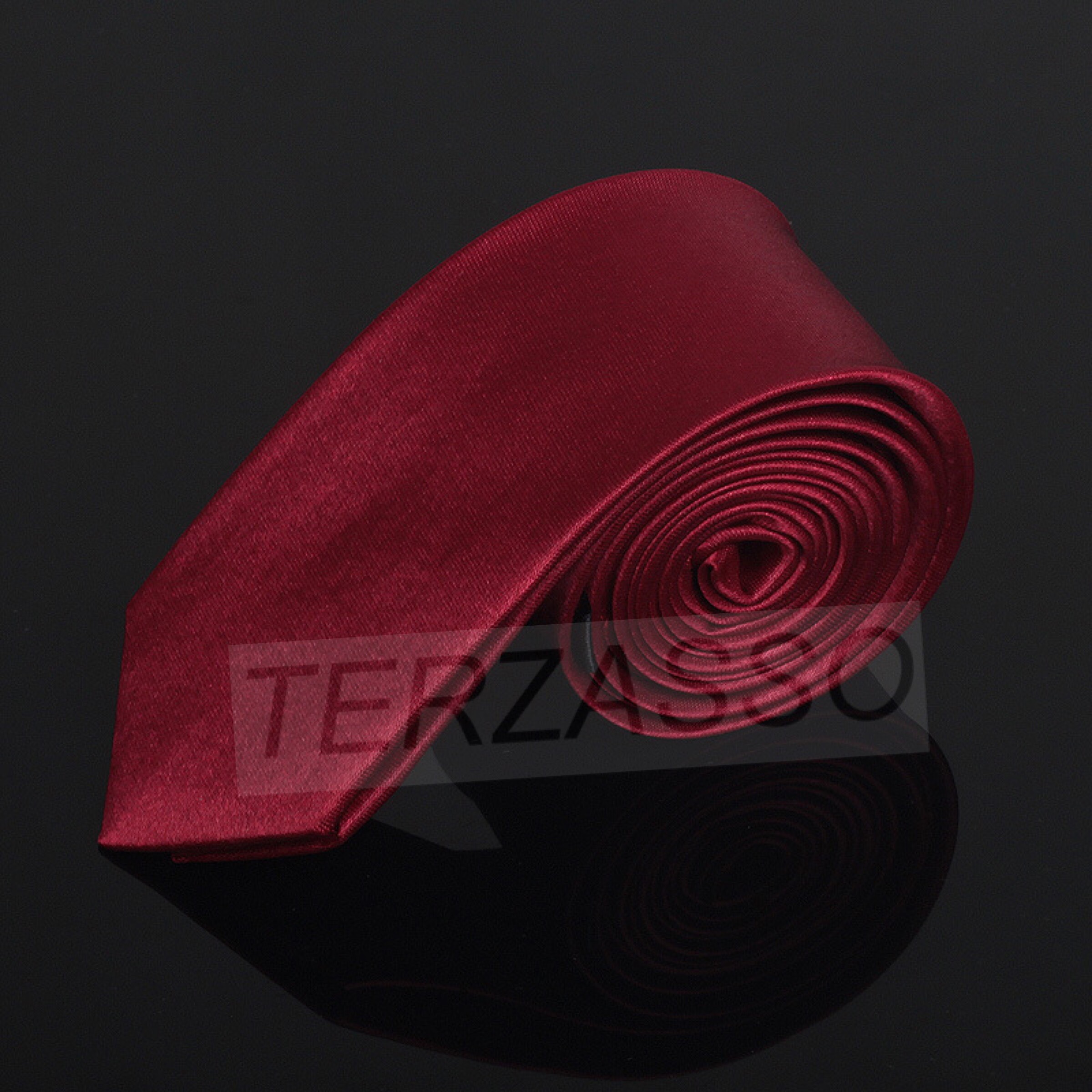 Men's 5-cm narrow Korean-style casual and fashionable solid color tie for both men and women, wholesale from the manufacturer Specification image