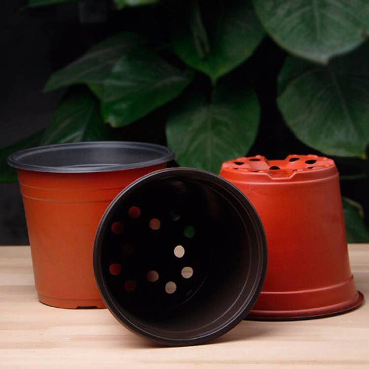 Seedling Pot Two-Color Pot Plastic Flowerpot Specification drawing