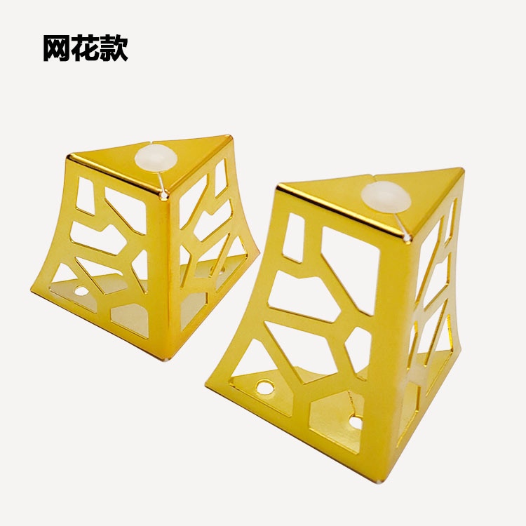Support feet: Golden iron hardware sofa legs, two-in-one without flowers, 1.2 coffee table legs, support feet, universal furniture legs details Picture