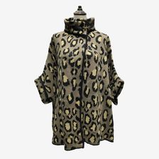 豹纹女装女士外套休闲套衫高领时尚开衫热销新款可定制