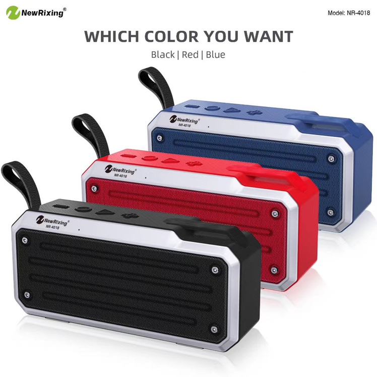 NewRixing新乐欣   爆款性价比NR-4018FM、NR-4018，杰理5.0版本，TWS功能，双喇叭带振膜，皮带扣子，精美的外观设计，带天线和不带天线同时上市！详情图10