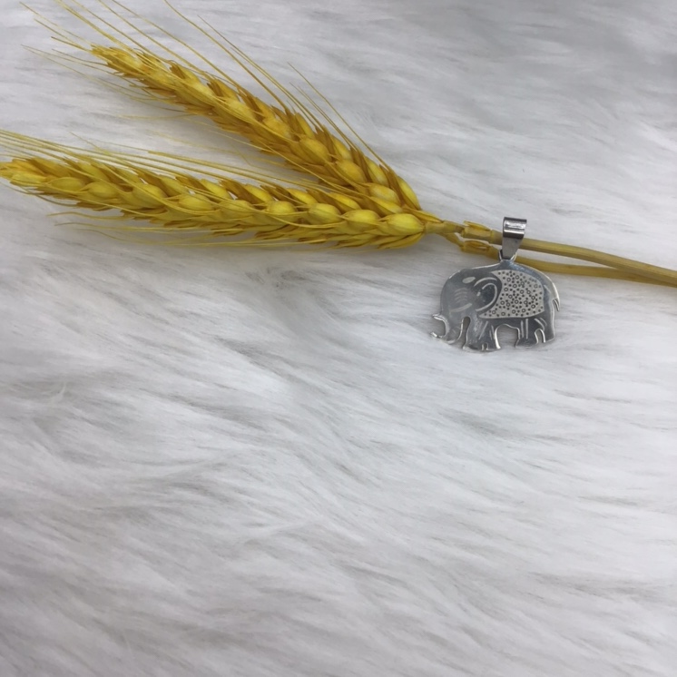 Elephant Pendant Laser Marking Stainless Steel Pendant Gallman 047