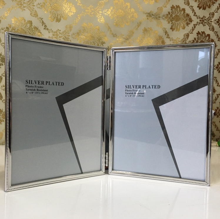 Yiwu Dawei Two-sided metal photo frame, horizontal and vertical style DW-12004
