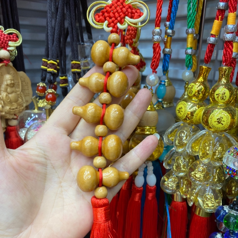五个木葫芦挂件图