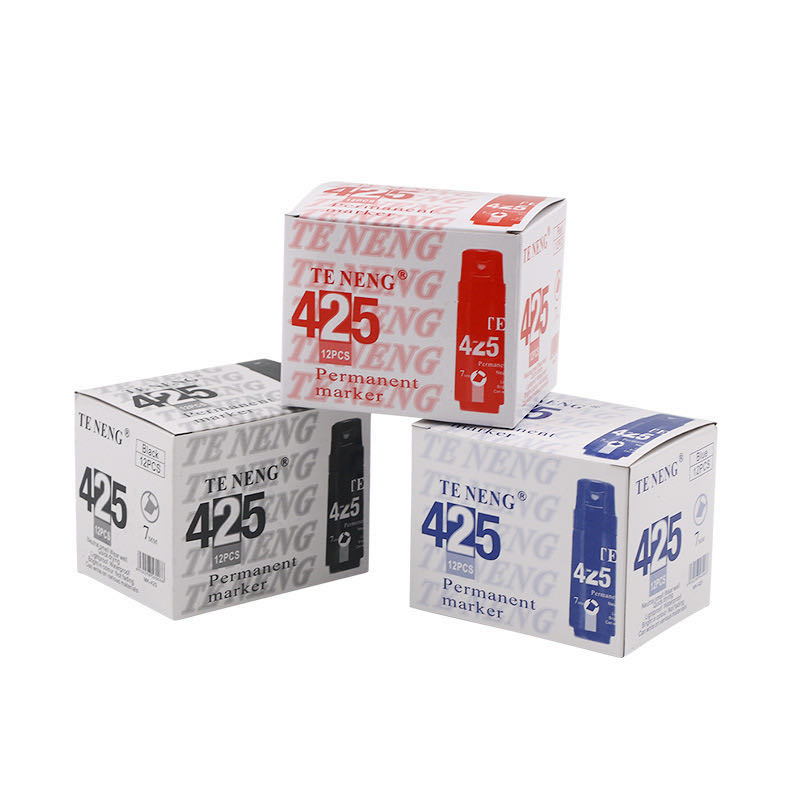 Large size marker special 425 POP advertising pen 7MM square tip oil marker wholesale Item Picture