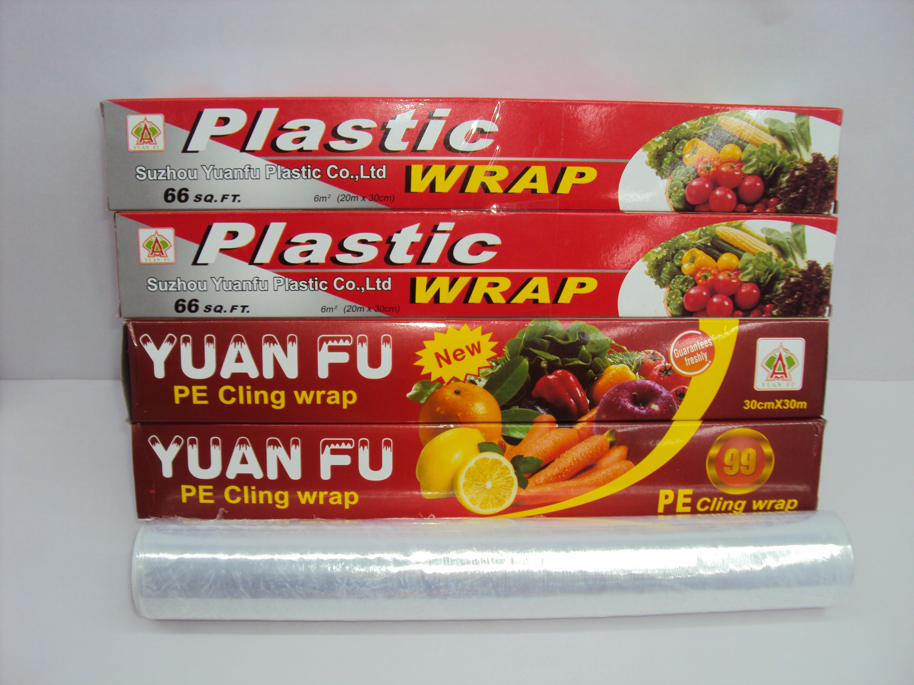 PE保鲜膜家用食品级保鲜袋大卷厨房用品冰箱点断式耐高温保鲜膜