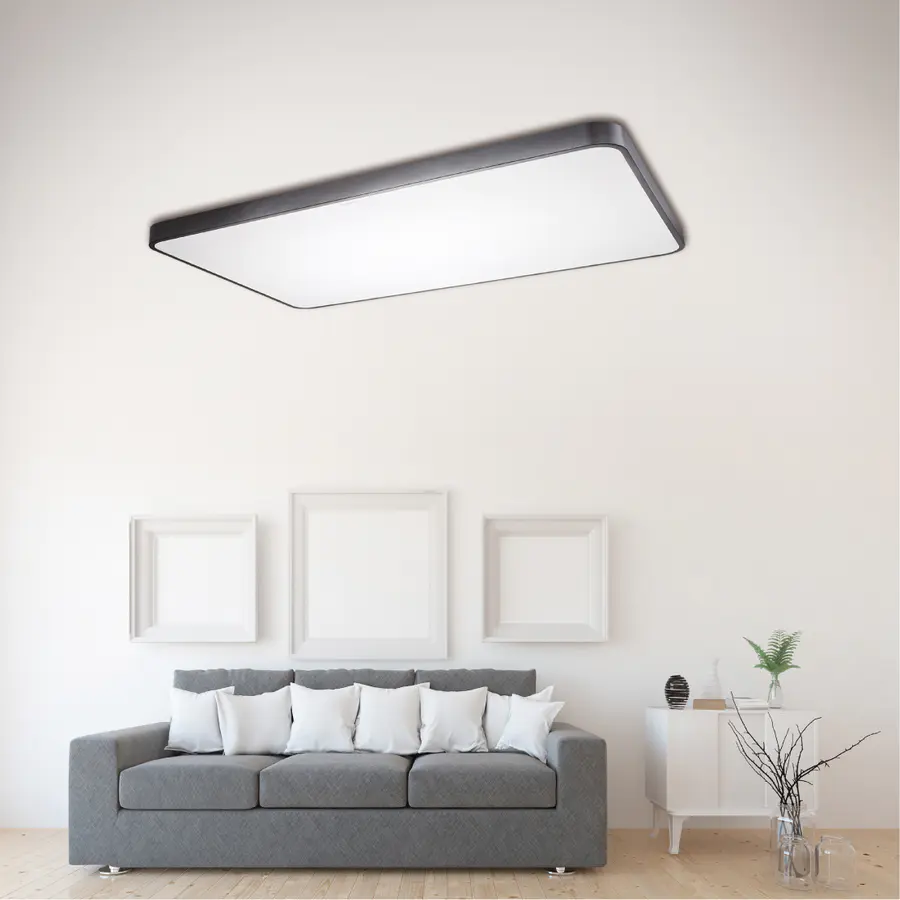 Philips Yuehui LED ceiling light, large rectangular 80w, customizable lighting effects for 4 preset scenarios in living and dining rooms detail image 1