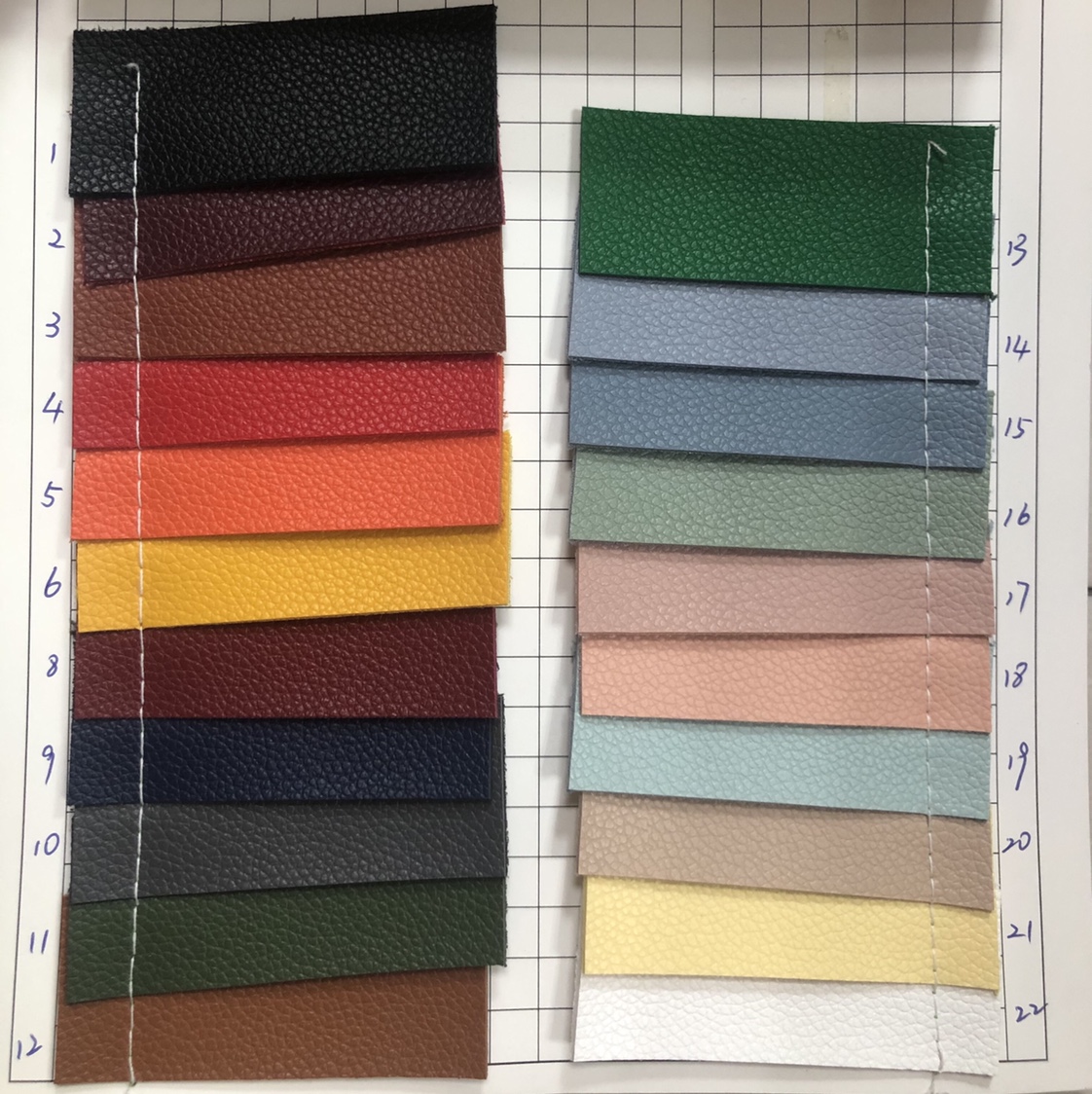 超迁荔枝 厂家直销热销新款PVC皮革大量现货高中低档箱包沙发