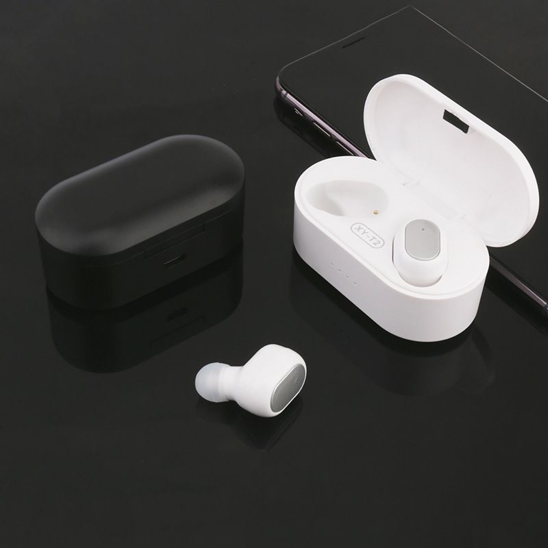 Cross-border Special new TWS wireless Bluetooth 5.0 headset mini In-ear STEREO vocal cord charging pod can be customized