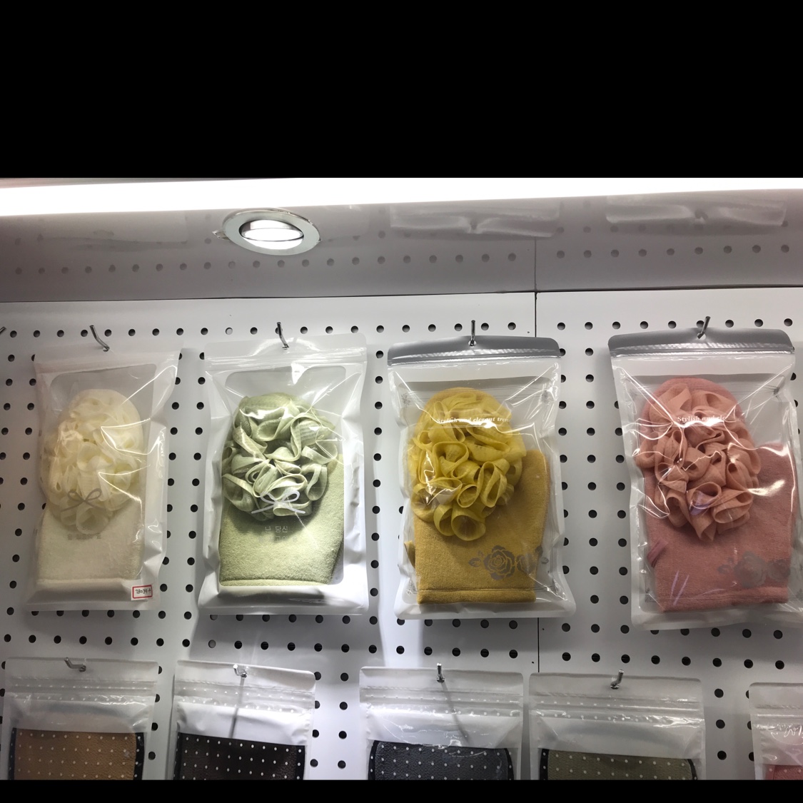 大拇指浴花搓澡巾细节图