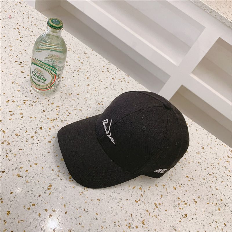 黑白系列绣花BZ字母棒球男女时尚百搭韩版棒球帽情侣简约休闲帽子详情图5