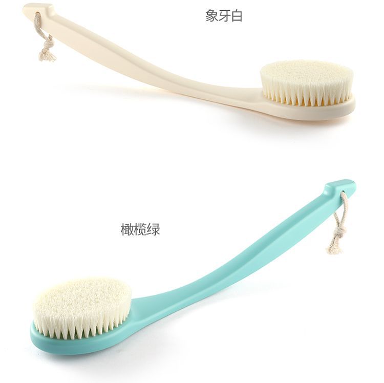 日式长柄洗澡刷搓后背神器成人背部强力去污搓澡巾软毛刷子沐浴刷详情图3