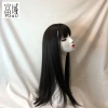Black bangs wig details Picture