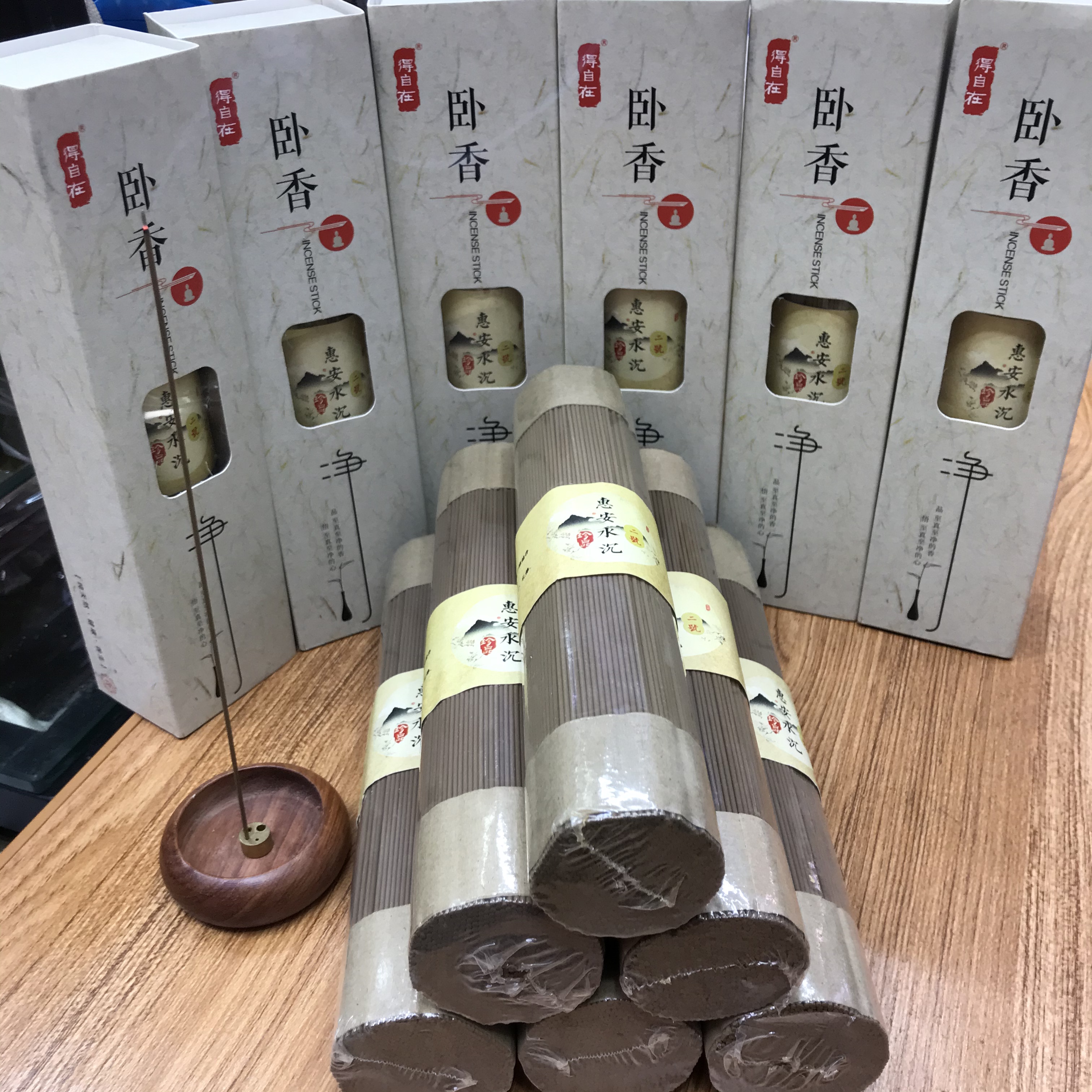 Hui 'an agarwood incense sticks and horizontal incense details Picture