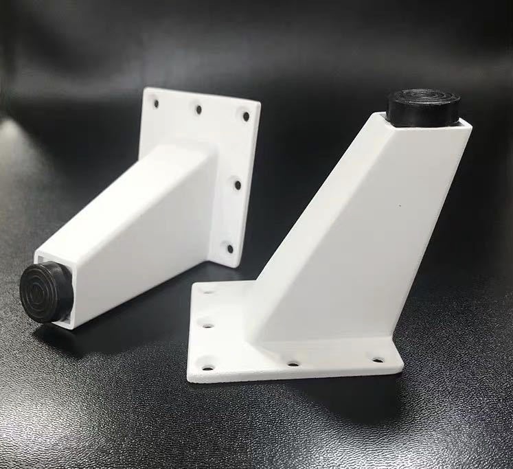 Aluminum alloy inclined cabinet feet, sofa feet, bathroom cabinet feet, TV cabinet feet, adjustable cabinet feet, furniture hardware, sofa accessories