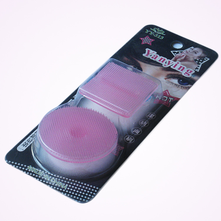 2-in-1 silicone Face wash Brush Face Scrub Scrub Scrub Silicone Cleaning Brush 313 face wash brush