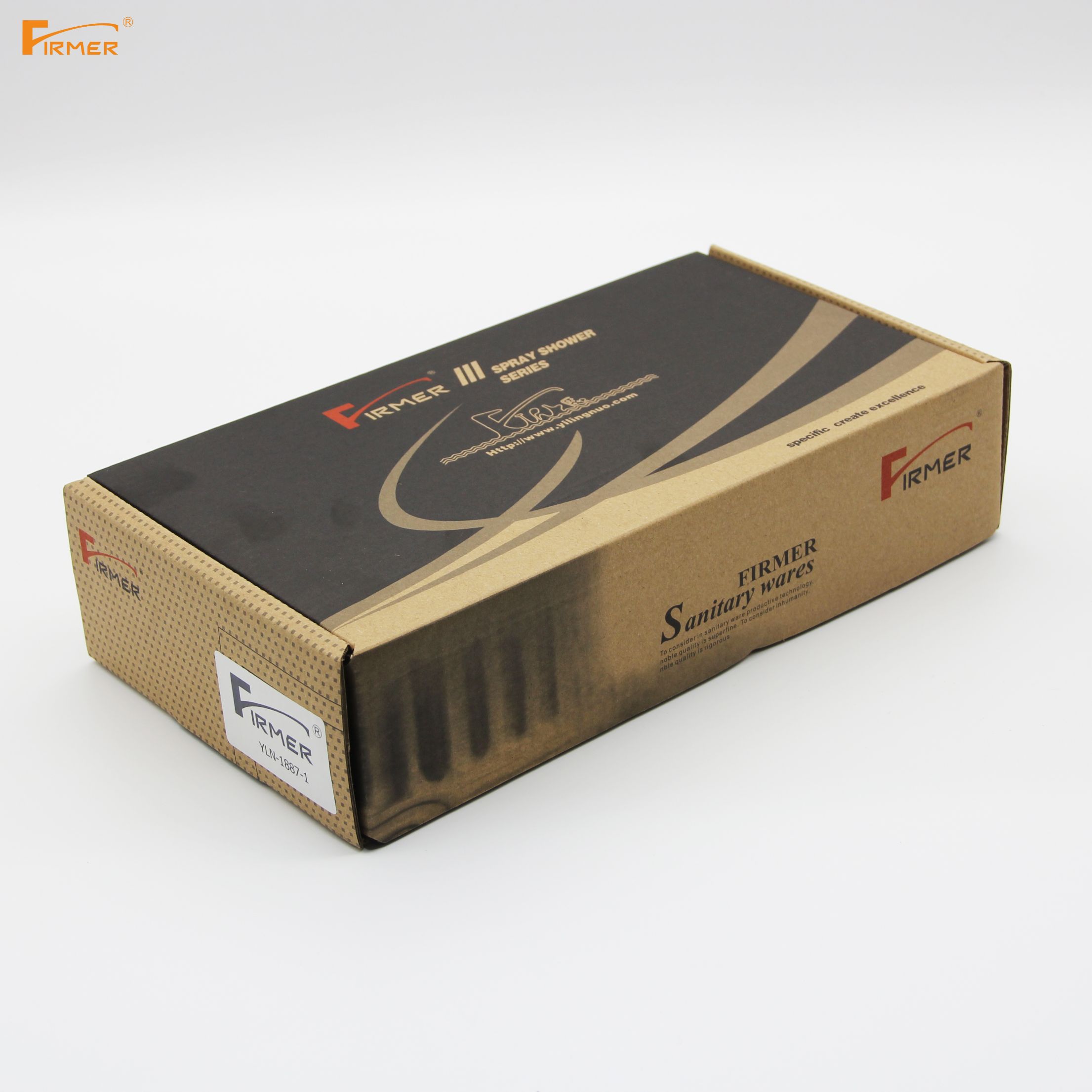 FIRMER all-copper single-hole washbasin faucet, hot and cold water mixing valve, washbasin faucet Item Picture