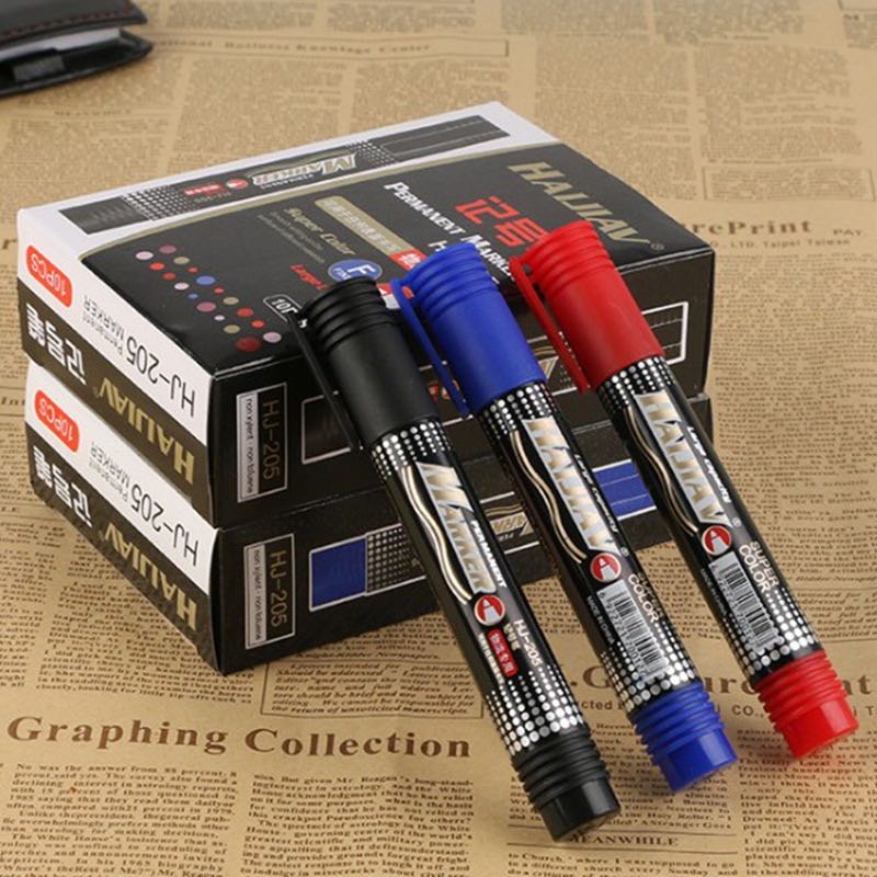 HAIJIAV Haijia HJ-205 Special marker for oil logistics express delivery signature pen durable marker thumbnail