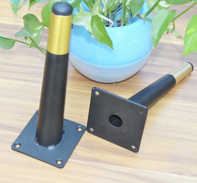 Factory direct sales of European-style hardware feet, metal electroplated inclined feet, sofa feet, cabinet feet, sofa legs, conical pipe feet Item Picture