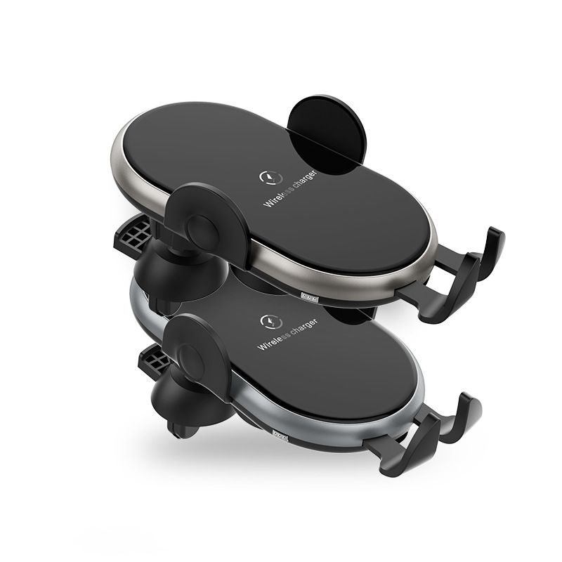 New car mobile phone gravity stand wireless charging three side stable smart induction fast charging car mobile phone stand