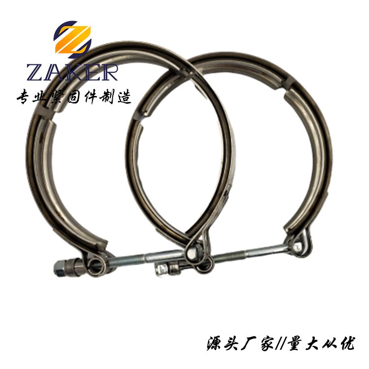 3415546 Cummins Supercharger Exhaust Pipe V-Band Clamp V-Band Clamp Specification drawing