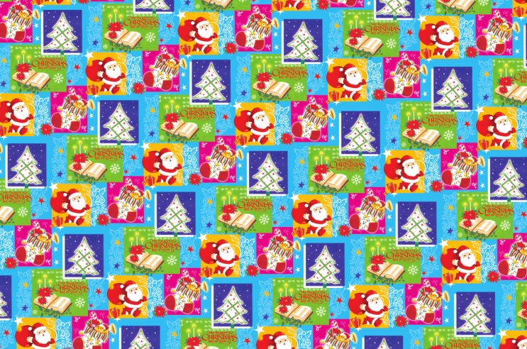 圣诞节包装纸礼品盒礼物创意ins风节日打包纸超大张DIY手工纸详情图6